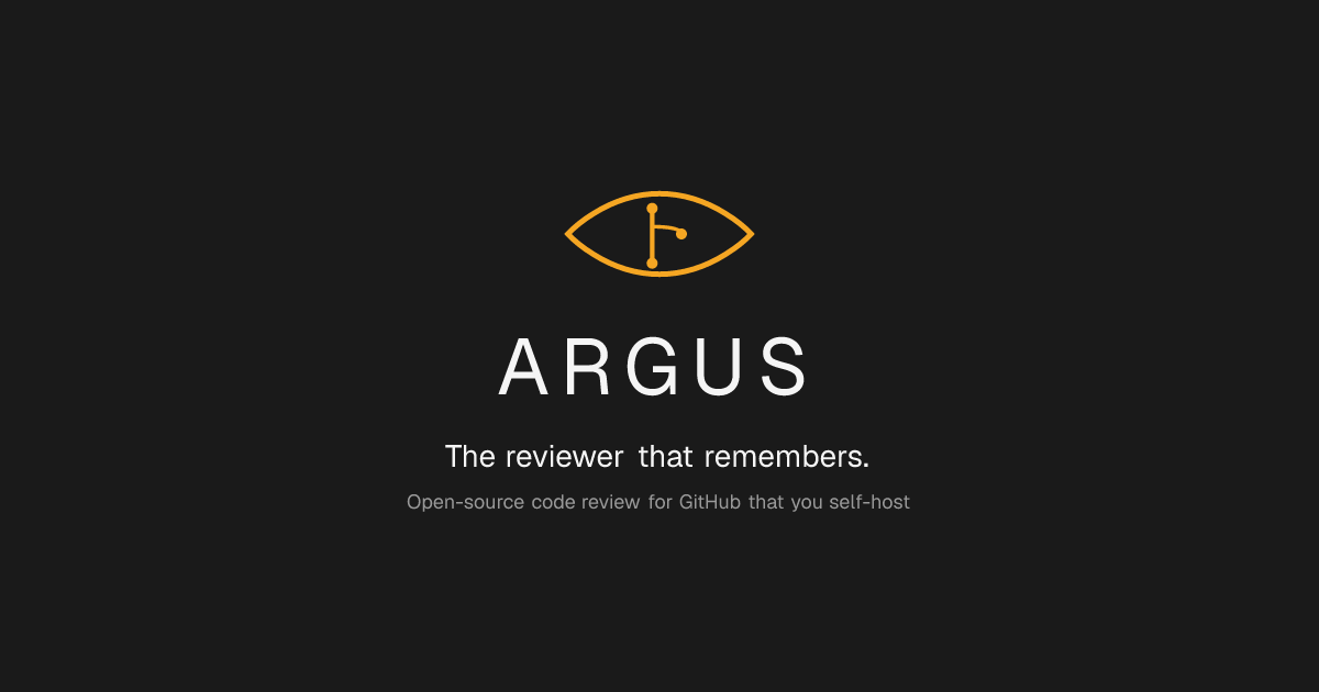 ARGUS — AI Code Review That Builds Institutional Memory